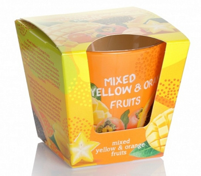 Свічка у склянці Bartek Candles Тропічний твіст (скло 115 г)