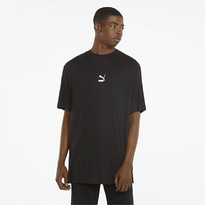 Футболка Puma Classics Relaxed Splitside Tee 53357301 р.S черный