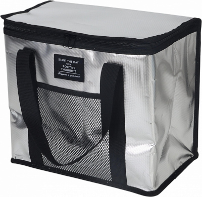 Сумка изотермическая Compass 33x18x28 см 16 л серебристая