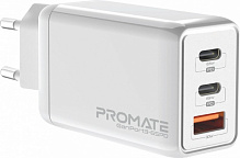Зарядное устройство Promate GaNPort3-65PD White 