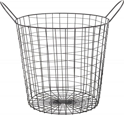 Корзина с ручками, металлическая, большая 56x40x38 см
