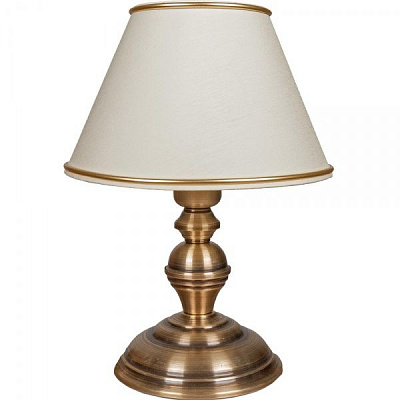 Настільна лампа Фабрика Світла Промінь 1x60 Вт E27 латунь ННБ 210-1х60-114