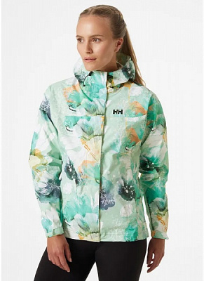 Куртка Helly Hansen W LOKE PRINT JACKET 63207-407 р.S зелений