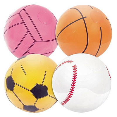 М'яч надувний /спорт/ асорт. 41 см