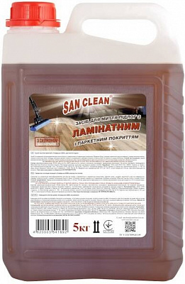 Миючий засіб SAN CLEAN паркет та ламінат 5 л