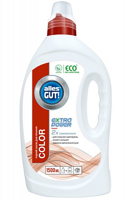 Гель для машинной и ручной стирки Alles GUT! ECO Color 1,5 л