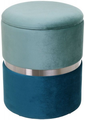 Скриня-пуф Bernard 36х36х44 см світло-смарагдовий