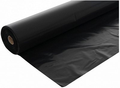 Пленка полиэтиленовая POLYGREEN черный 50 мкм полурукав