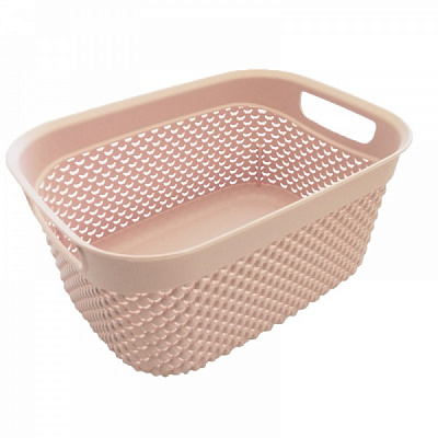 Кошик Ucsan Plastik DROP прямокутна 1,5 л рожевий