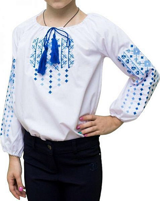 Блуза Сварга Жемчужинка р.122 синий SV-CFE0018-0424-02026-122 