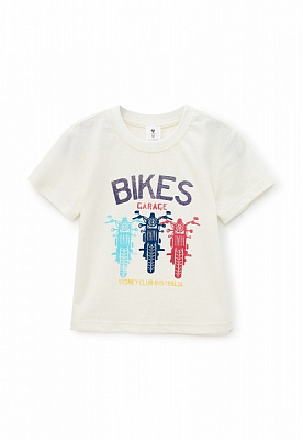 Футболка для мальчиков Роза р.92 молочный 210110 