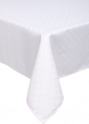 Скатерть жаккардовая 140x220 см бежевый Luna