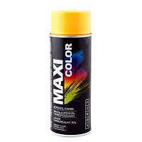 Эмаль аэрозольная Maxi Color универсальная декоративная цинково-желтая глянец 400 мл