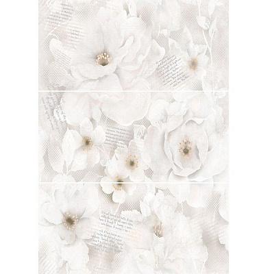 Плитка Інтеркерама Cementiс Панно 91 071-1 230х600 мм сірий