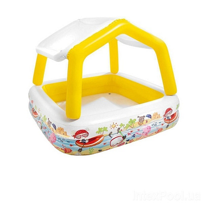 Бассейн надувной Intex арт. 57470 Морское дно 157х157х122 см