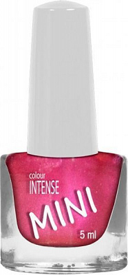 Лак для ногтей Colour Intense NP-16 Mini 53 темно-розовый с блестками 4,5 мл 