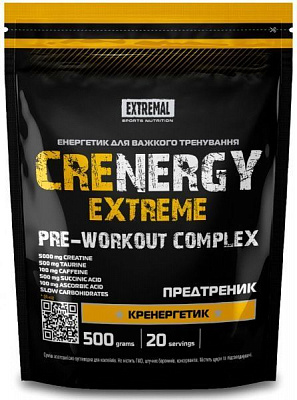 Комплекс передтренувальний Extremal Crenergy 500 г