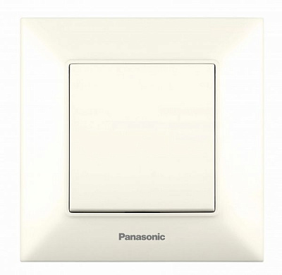Выключатель одноклавишный Panasonic Arkedia Slim двуполюсный 16 А 250В кремовый 480100204