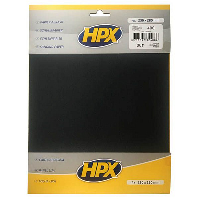 Наждачний папір P400 для вологого шліфування 4 шт. 235933