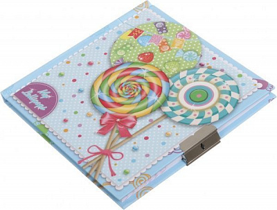 Блокнот на замочку 135x135 мм