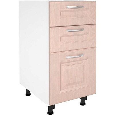 Тумба нижняя МС Дуб Цинамон Няш-3 40/82/52 (2+1) с ящиками дуб цинамон Грейд