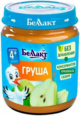 Пюре Беллакт Груша 100 г