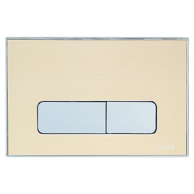 Панель змиву Imprese i7113AG пластикова, вставка з алюмінію, золото сатин