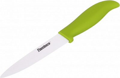Ніж керамічний Fresh 25 см керамічний зелений Flamberg Smart Kitchen