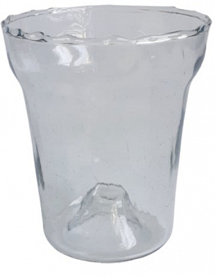 Горшок Орхидея h 150 №1 кракле фигурный прозрачный 