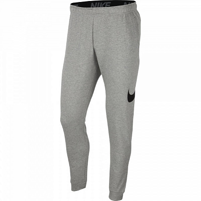 Брюки Nike M NK DF PNT TAPER FA SWSH CU6775-063 р. S серый