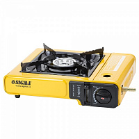 Плита газовая Sigma одноконфорочная с пьезоподжигом и адаптером (кейс)