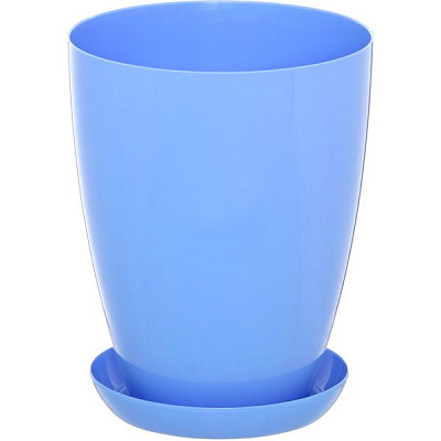 Горщик квітковий Омела 15 см блакитний