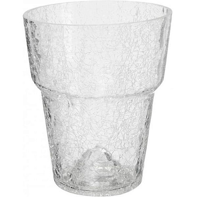 Кашпо стеклянное круглый 2,9л прозрачный (201701) 