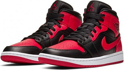 Кросівки Nike Air Jordan 1 Mid 554724-074 р.9.5 червоний