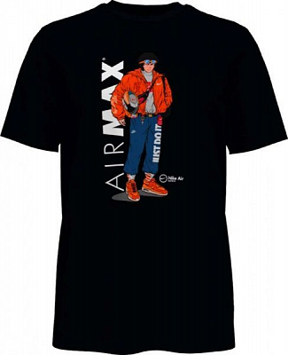 Футболка Nike M NK DRY OC STND VERB SS TEE DB6157-010 M чорний
