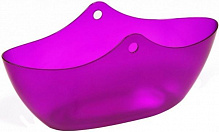 Горшок для цветов Lamela Вена фигурный 7,1л фиолетовый прозрачный 