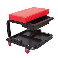 Стілець автослюсаря з інструментальною полицею TORIN TR6100C