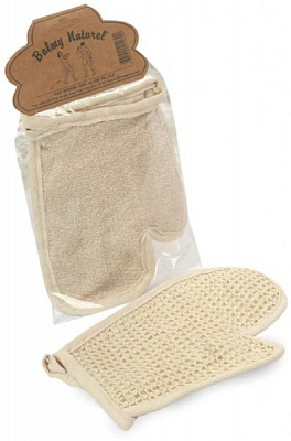 Спонж для очищения лица Balmy Naturel из махры с «пальцем» 10700 