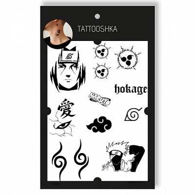 Временная татуировка Tattooshka Наруто. Аниме LB-112