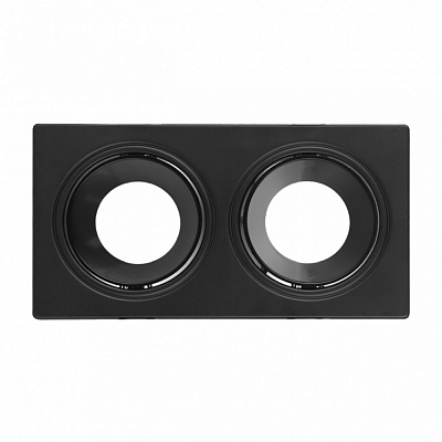 Світильник точковий Hopfen 1704-2 BK/BK GU5.3 чорний