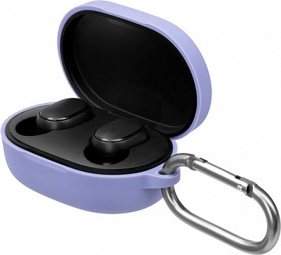 Чехол для наушников 2E для Xiaomi AirDots Pure Color Silicone (1.5mm) lavender (2E-MI-D-IBSI-1.5-LV) 