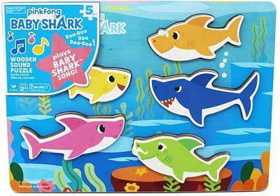Пазл деревянный Spin Master «Baby Shark» SM98225/6053806