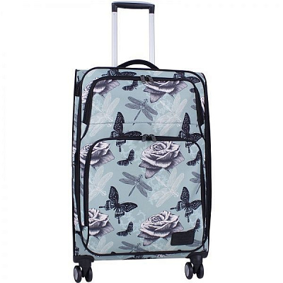 Валіза Bagland Леон 70 л бірюзовий 732 (0037966244)