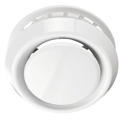 Анемостат Вентс А 100 ВРФ 297 пластик белый 