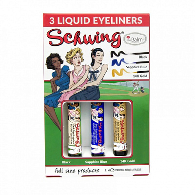 Підводка для очей theBalm Schwing Trio 3 шт. x 1,7 мл