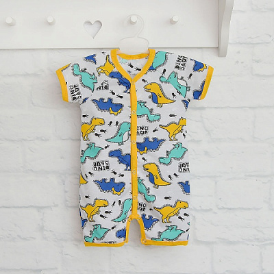 Песочник для мальчика Blanka Дино р.80 серый 110299 