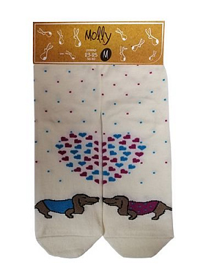 Носки женские Молли Любовь р. 23-25 бежевый 1 пар 