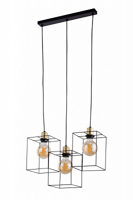 Подвес TK Lighting Cayo 3x60 Вт E27 черный 4200 