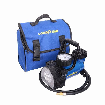 Компресcор автомобильный Goodyear GY-30L LED с фонарем и съемной ручкой
