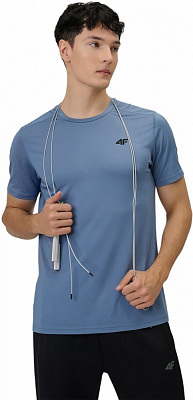 Футболка 4F TSHIRT FNK M1785 4FWSS26TFTSM1785-32S р.2XL голубой